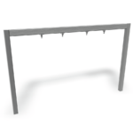 metal swing set for two