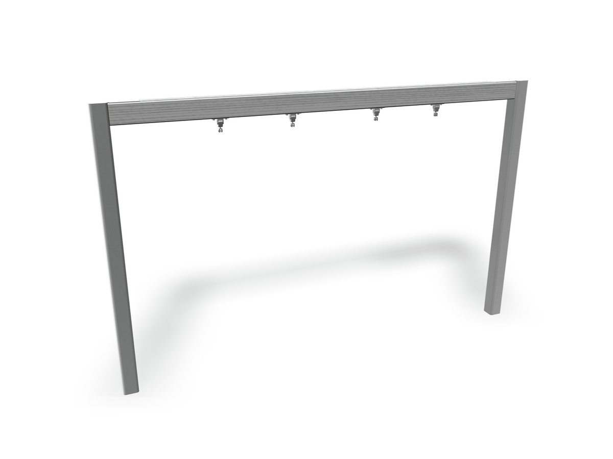 metal swing set for two
