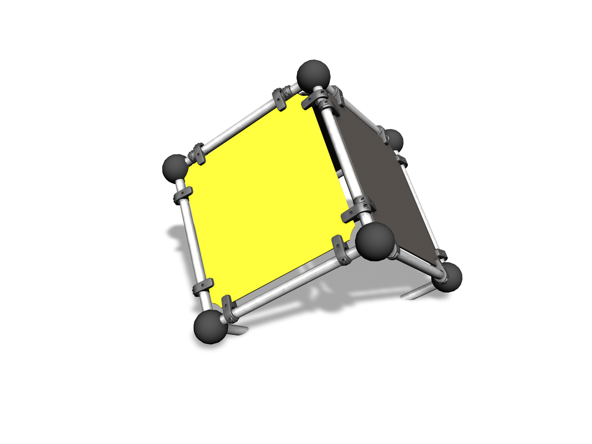 yellow and black cube for parks