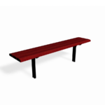 red bench for parks