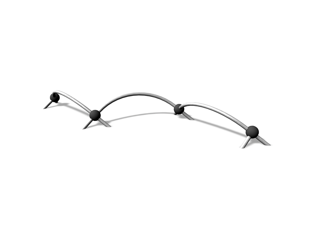 curved precision beam for balancing