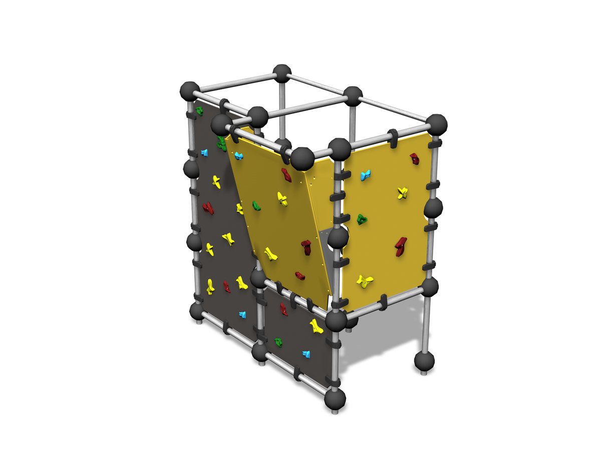 small bouldering wall installation