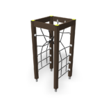 tall net climbing frame for parks