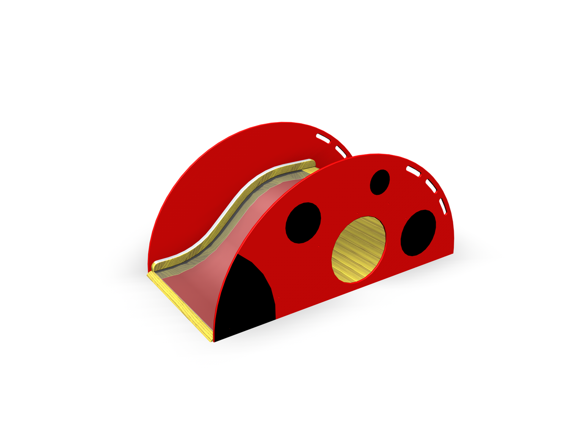 3d render ladybug slide