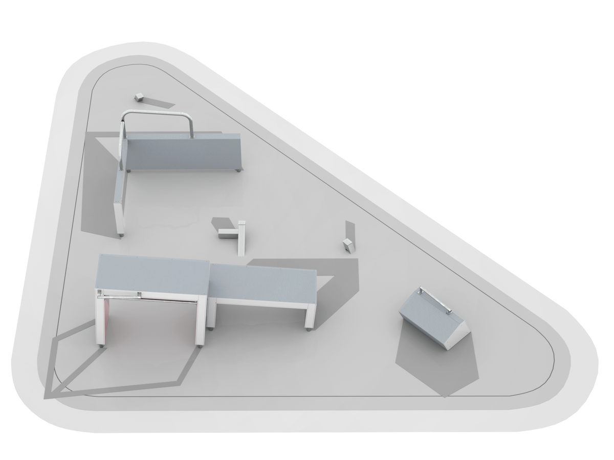 aerial layout of a park
