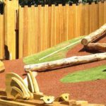 kings park wooden climbing beams