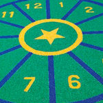wet pour rubber graphic