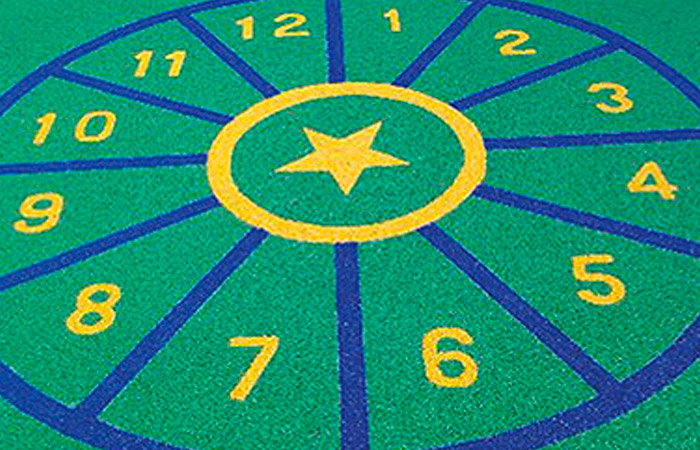 wet pour rubber graphic