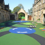 clean and vibrant playground surfacing