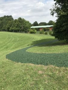 mile a day track installed in winchester