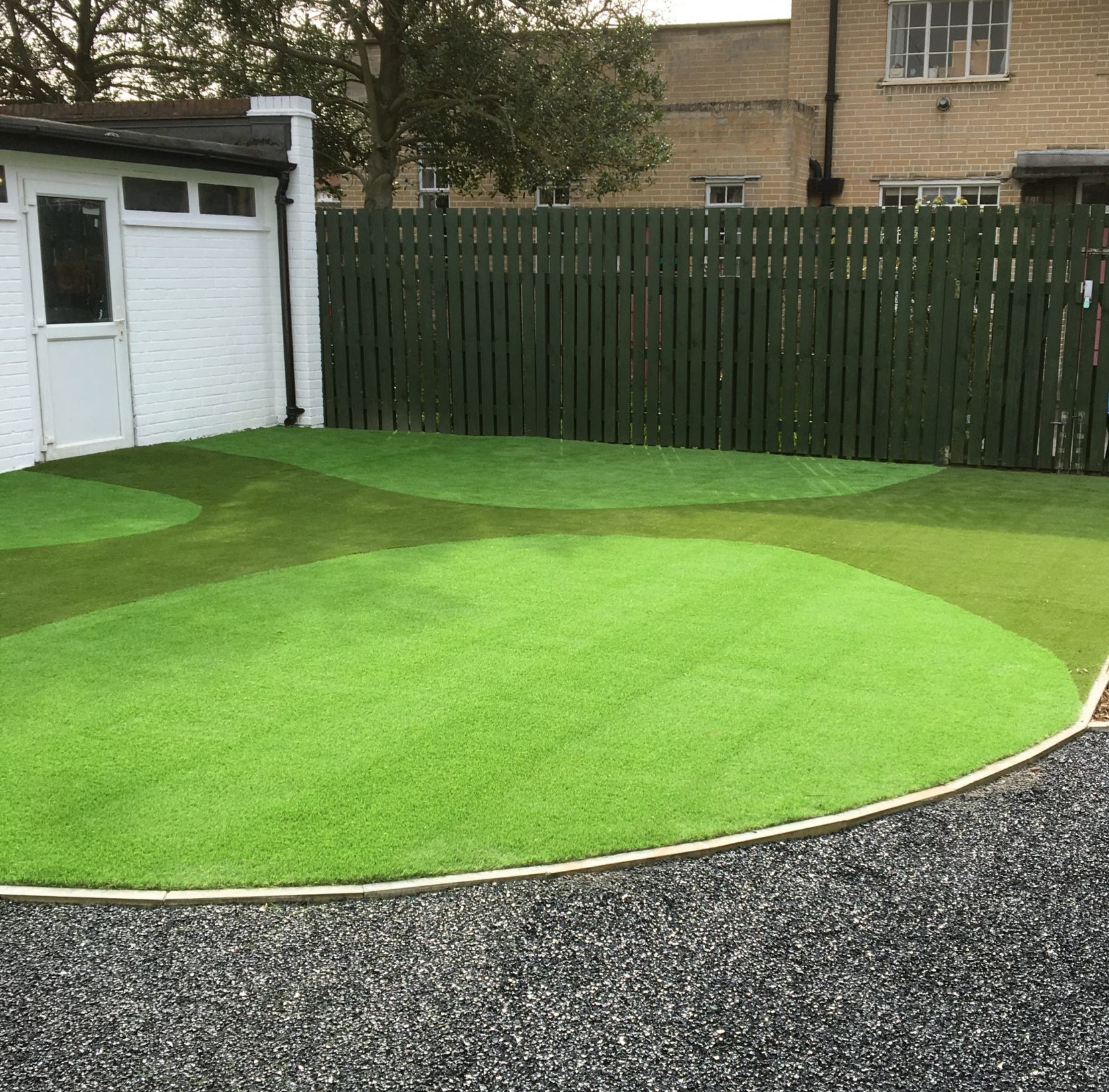 synthetic grass installed in dagenham