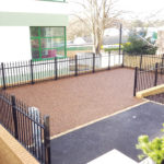 rubber mulch area