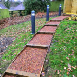 rubber mulch steps