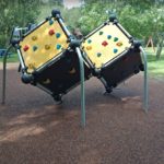 bouldering cubes in brogborough village