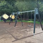 swingset in brogborough village