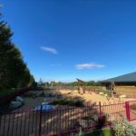 picture of playground design and installed in a housing development