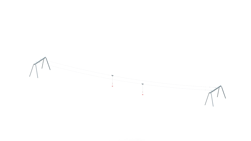 extra large double zipline