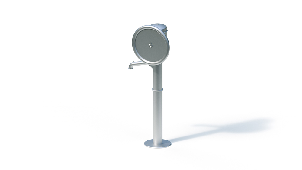Water pump (stainless steel) with hand wheel