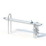 Water trough (2.10) with water mill
