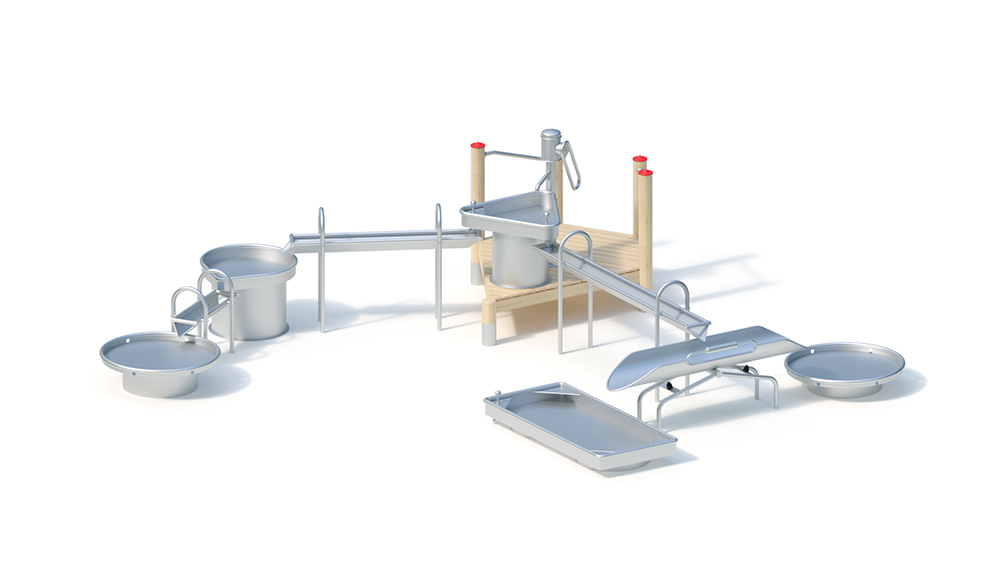 Water play area
