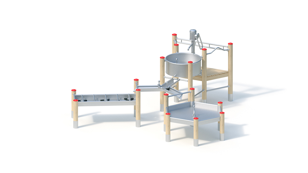 Water play area