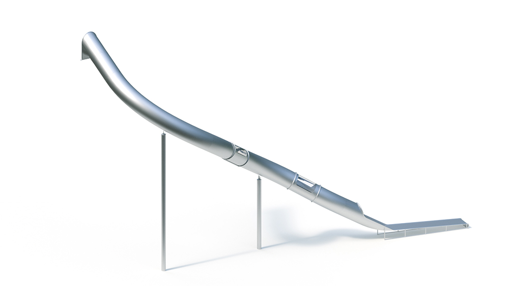 30 ° tunnel slide