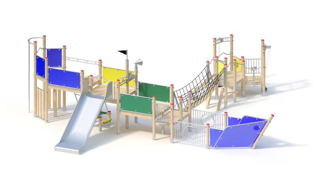 kaiser kuhne park ship climbing frame