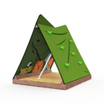 climbing tent installation for parks