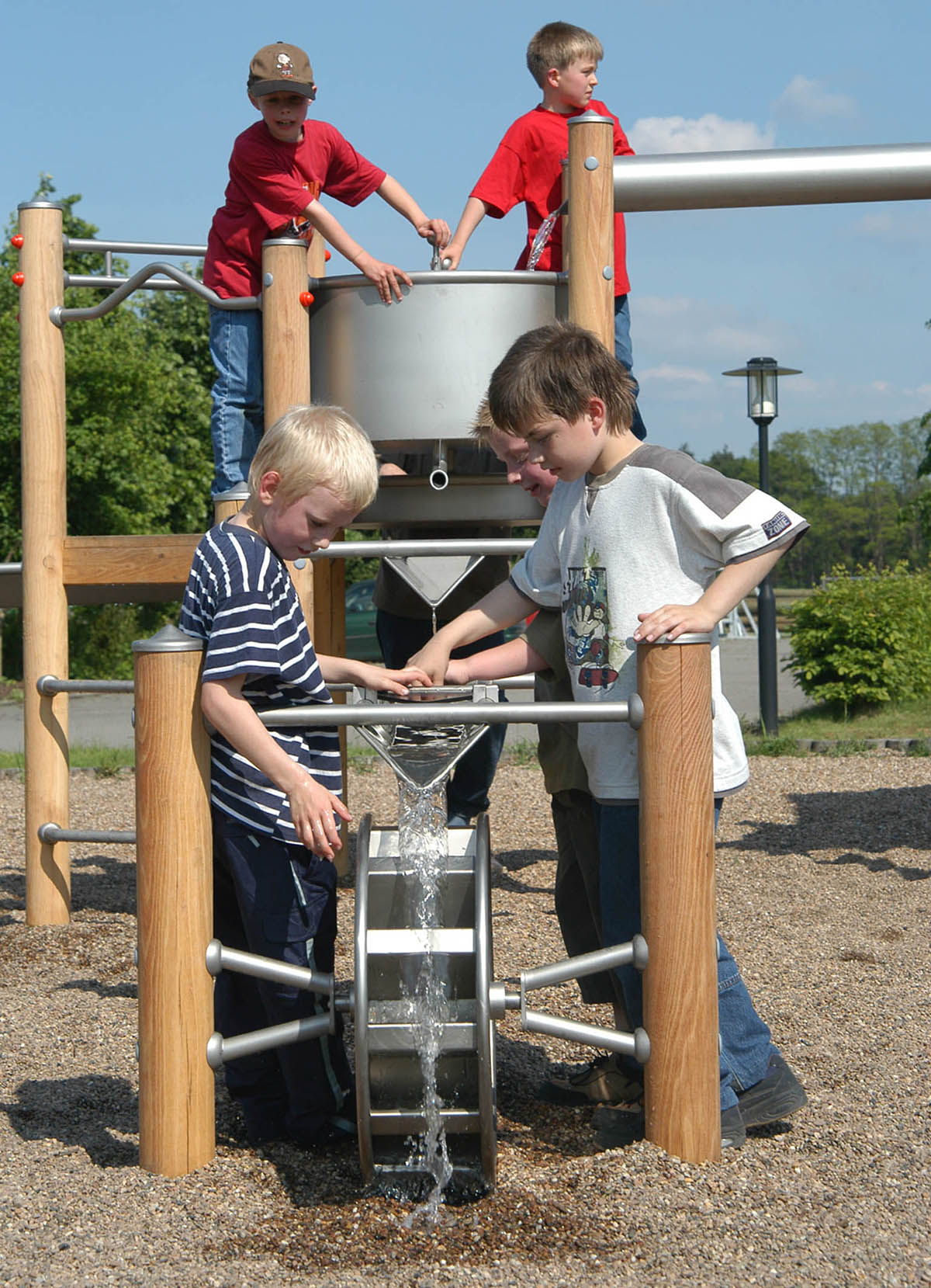 playground water wheel