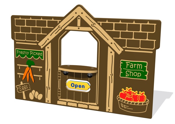 farm shop play panel