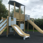hawkley climbing frame installation from redlynch