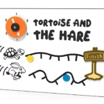 hare and tortoise play panel