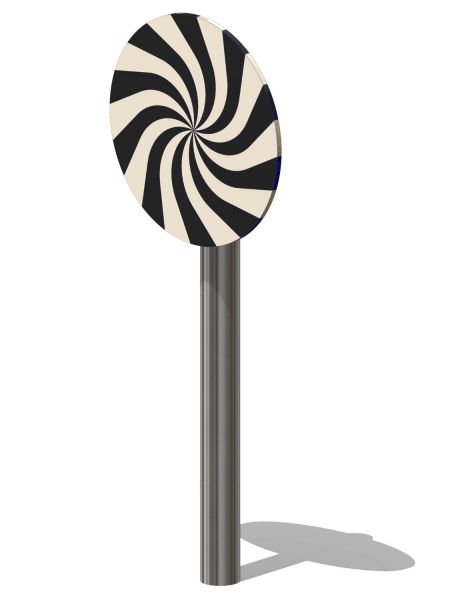 Black and White rotary disc for park