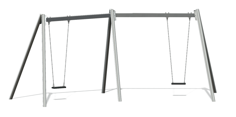 metal double swing