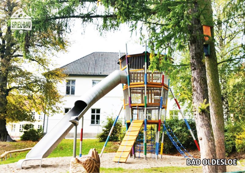 german made playground equipment in park