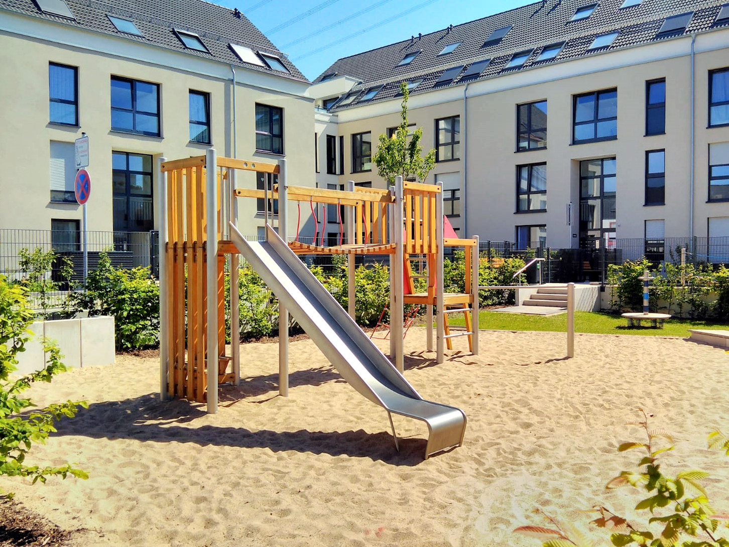 classic design german made stainless steel playground equipment