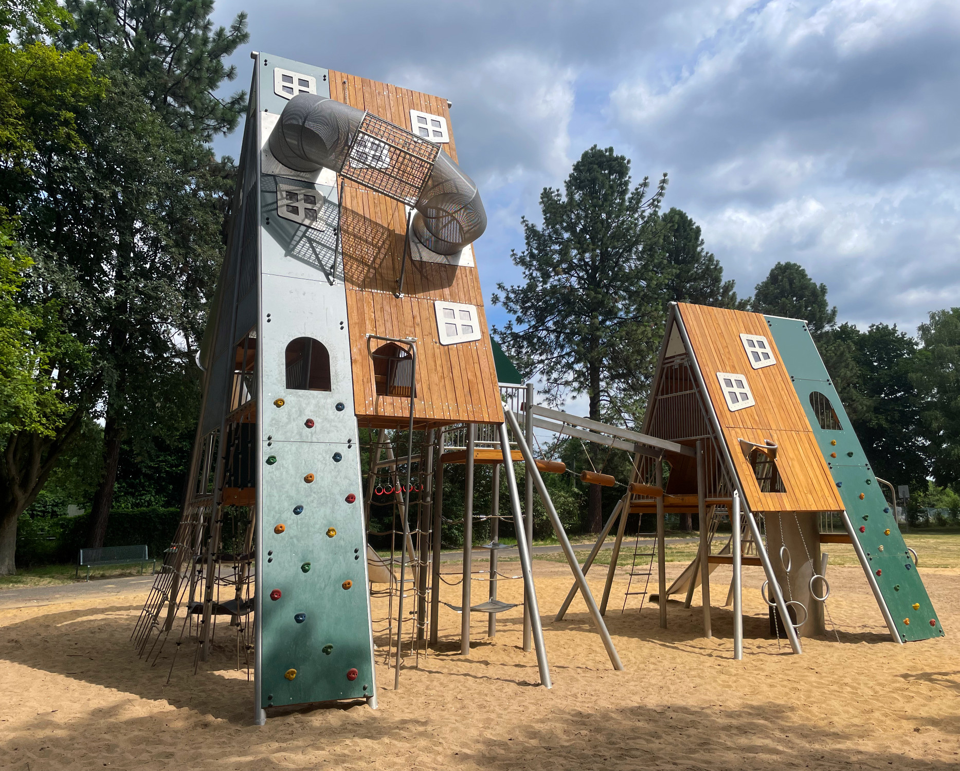 German made playhouse playground equipment