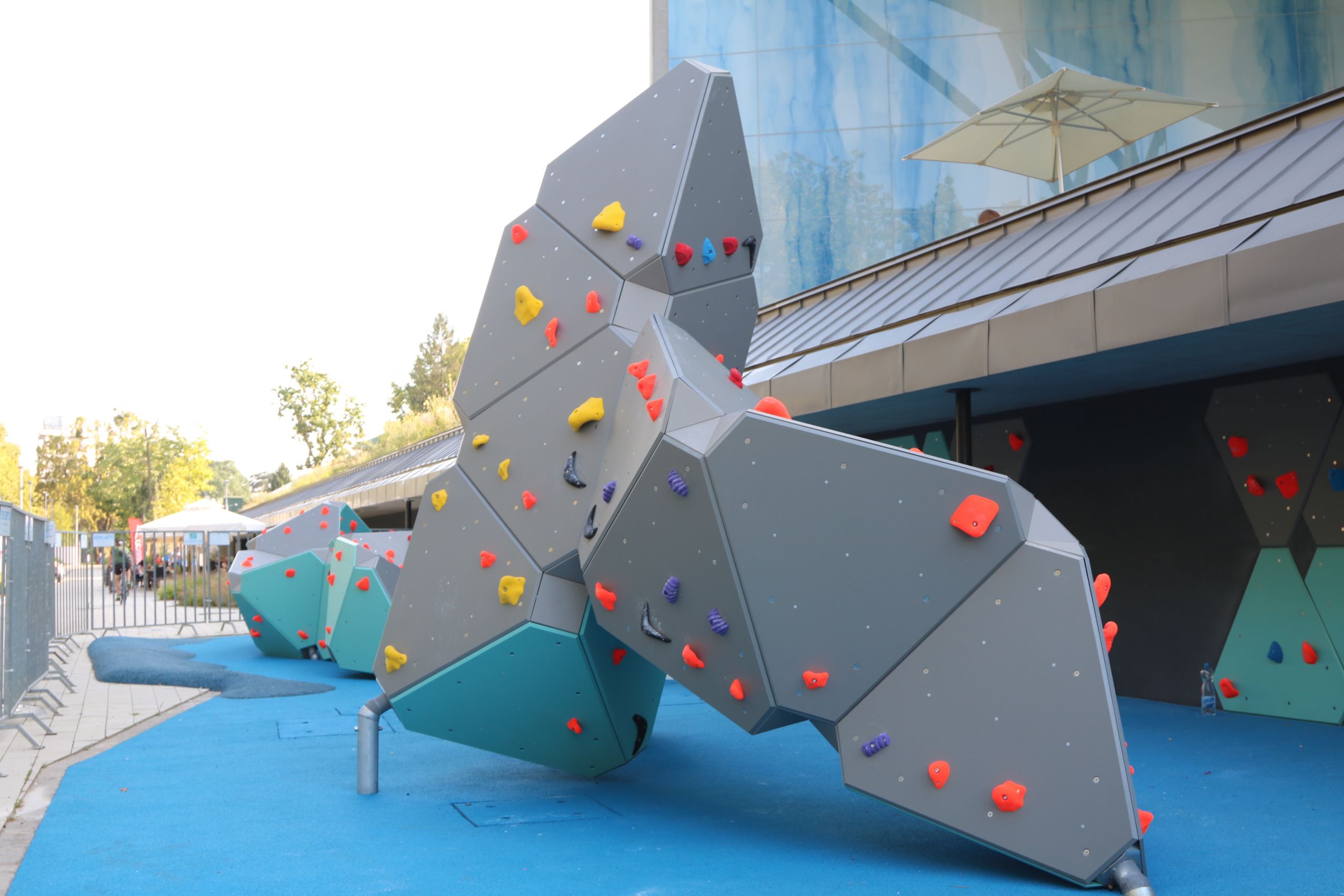 outdoor bouldering wall