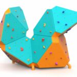 Innovative bouldering wall for public spaces