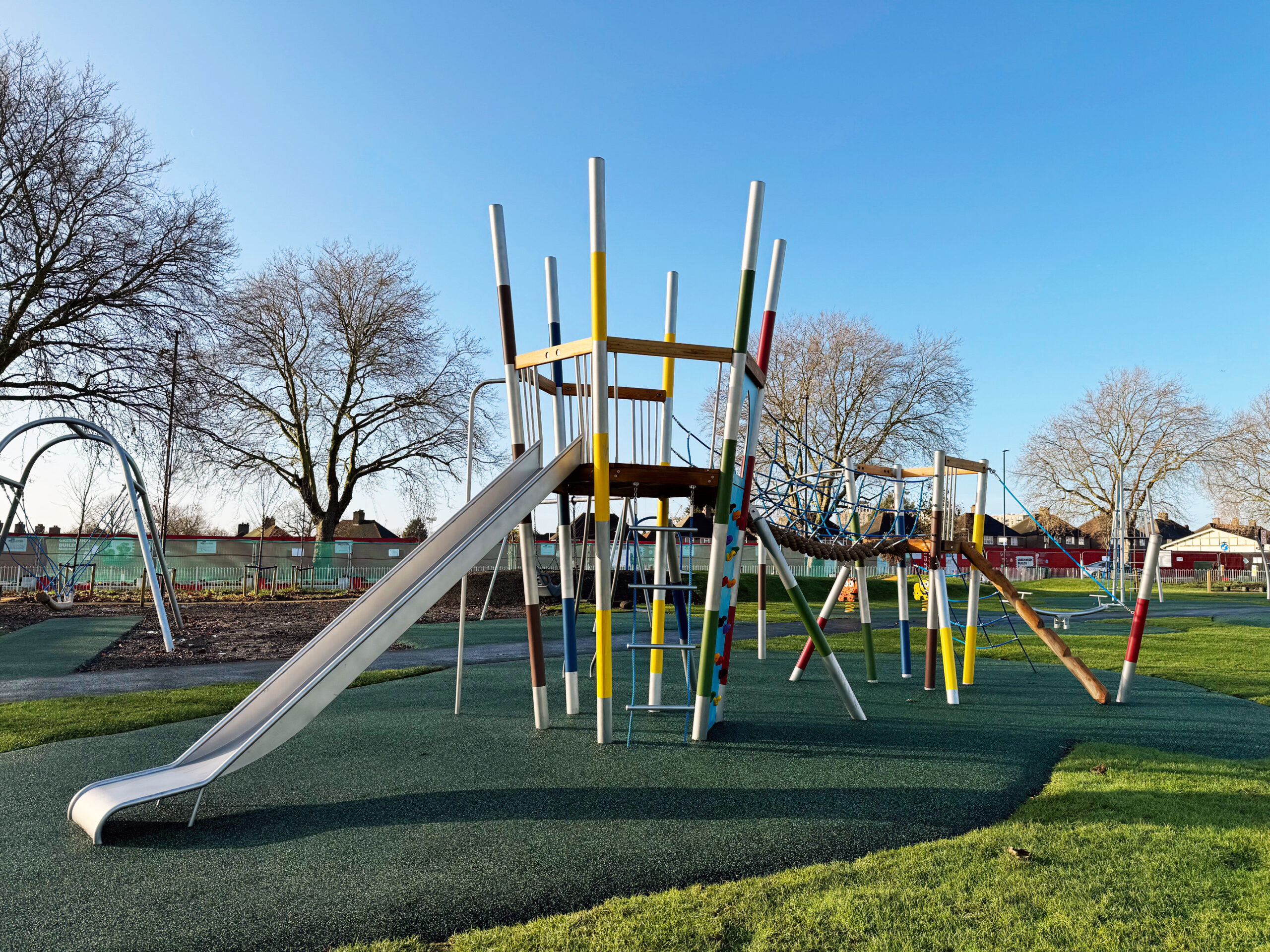 multiplay activity tower in playground