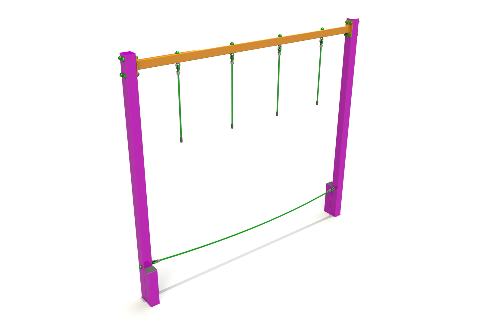 Steel Drop Rope Traverse product_category__balancing
