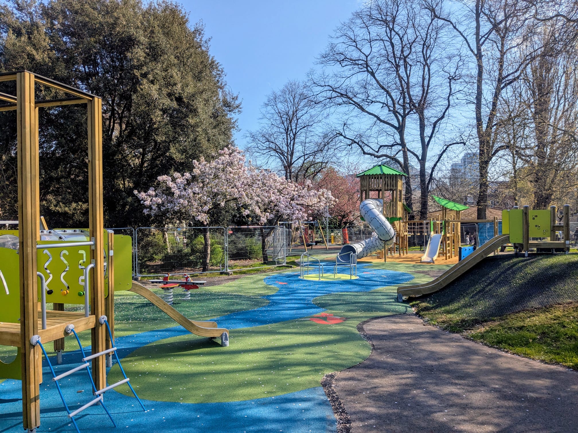 Nature-inspired timber playground equipment