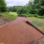 tigermulch path on golf course