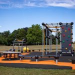 Redlynch Leisure Play Equipment steel climbing frame